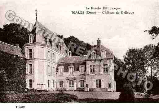 Ville de MALE, carte postale ancienne