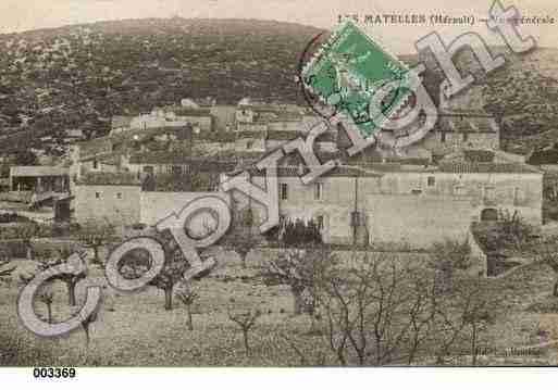 Ville de MATELLES(LES), carte postale ancienne