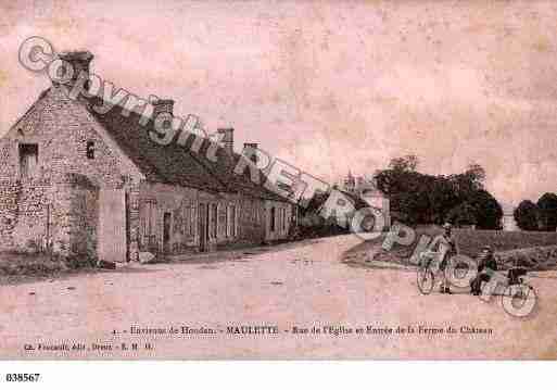 Ville de MAULETTE, carte postale ancienne