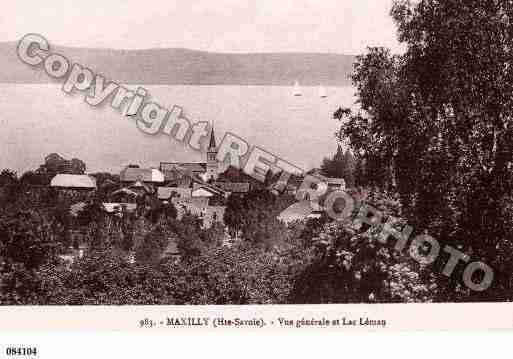 Ville de MAXILLYSURLEMAN, carte postale ancienne