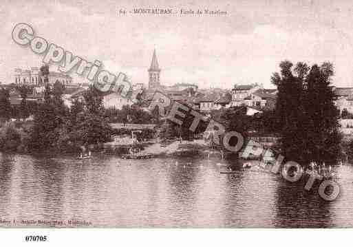 Ville de MONTAUBAN, carte postale ancienne