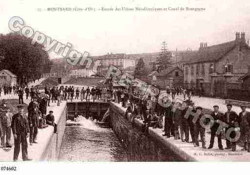 Ville de MONTBARD, carte postale ancienne