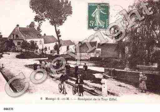 Ville de MONTGE, carte postale ancienne