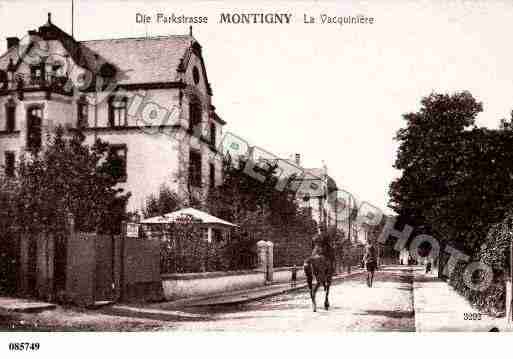 Ville de MONTIGNYLESMETZ, carte postale ancienne