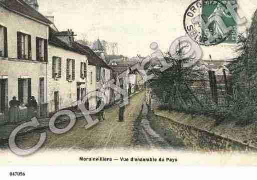 Ville de MORAINVILLIERS, carte postale ancienne