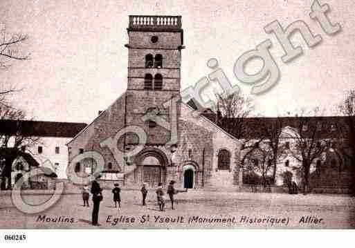 Ville de MOULINS, carte postale ancienne