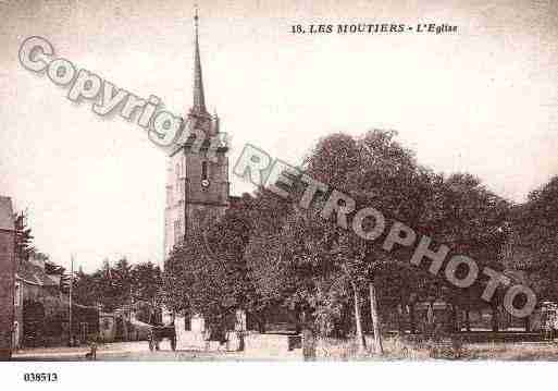 Ville de MOUTIERSENRETZ(LES), carte postale ancienne