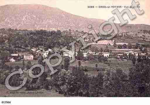 Ville de ORIOLENROYANS, carte postale ancienne