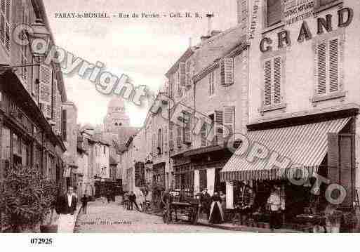 Ville de PARAYLEMONIAL, carte postale ancienne