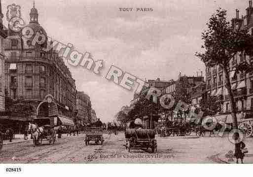 Ville de PARIS18, carte postale ancienne