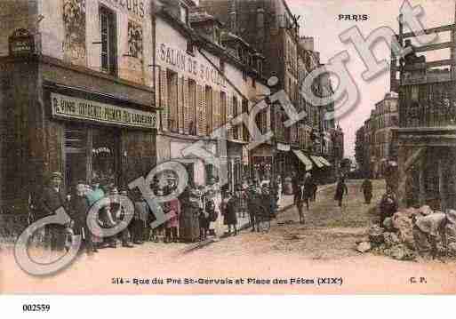 Ville de PARIS19, carte postale ancienne