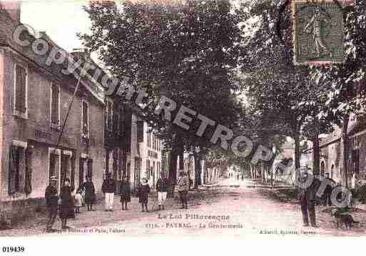 Ville de PAYRAC, carte postale ancienne