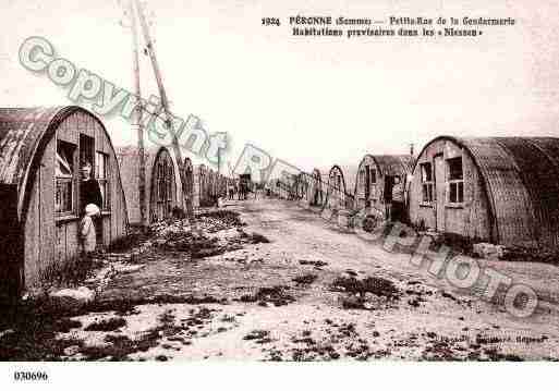 Ville de PERONNE, carte postale ancienne