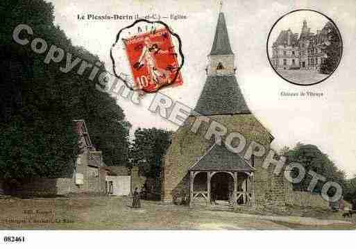 Ville de PLESSISDORIN(LE), carte postale ancienne