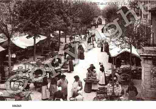 Ville de PONTDEVEYLE, carte postale ancienne