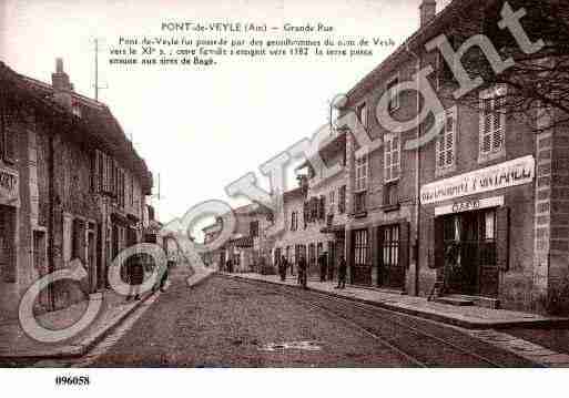 Ville de PONTDEVEYLE, carte postale ancienne