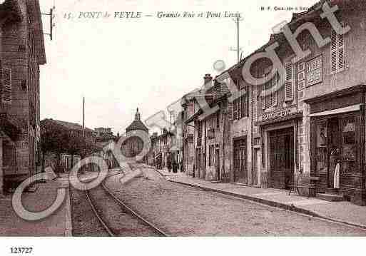 Ville de PONTDEVEYLE, carte postale ancienne