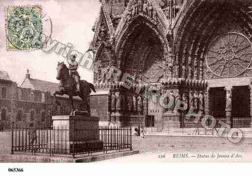 Ville de REIMS, carte postale ancienne