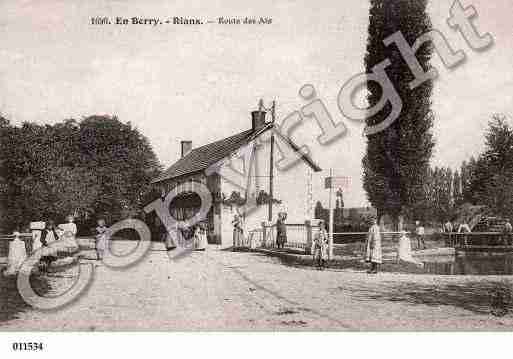 Ville de RIANS, carte postale ancienne