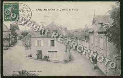 Ville de ROCHECANILLAC(la), carte postale ancienne