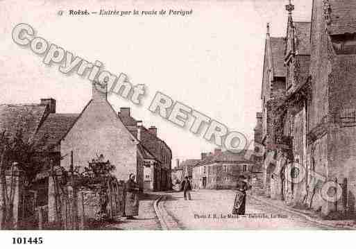 Ville de ROEZESURSARTHE, carte postale ancienne