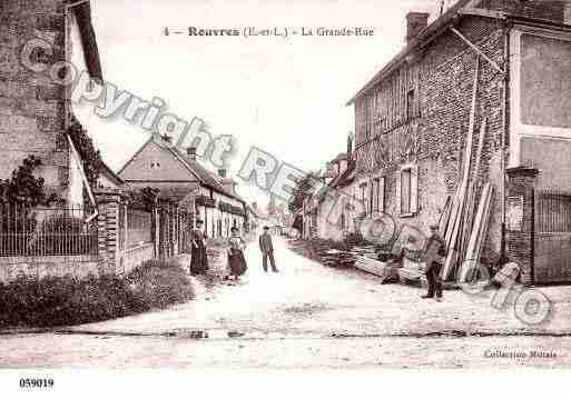 Ville de ROUVRES, carte postale ancienne