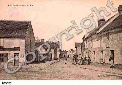 Ville de ROUVRES, carte postale ancienne