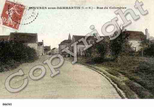 Ville de ROUVRES, carte postale ancienne