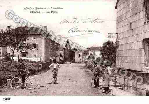 Ville de RUAUX, carte postale ancienne