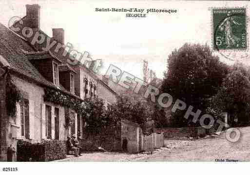 Ville de SAINTBENIND\'AZY, carte postale ancienne