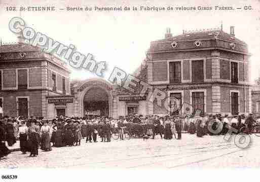 Ville de SAINTETIENNE, carte postale ancienne