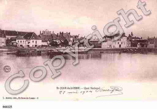 Ville de SAINTJEANDELOSNE, carte postale ancienne