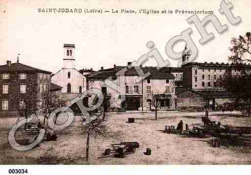 Ville de SAINTJODARD, carte postale ancienne