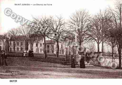 Ville de SAINTJUNIEN, carte postale ancienne