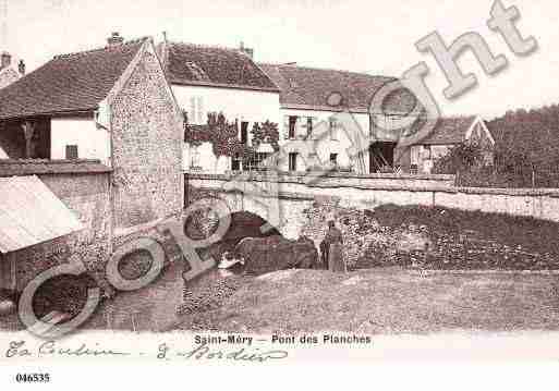 Ville de SAINTMERY, carte postale ancienne