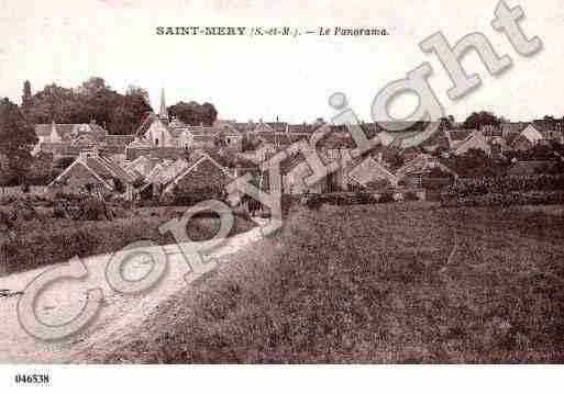 Ville de SAINTMERY, carte postale ancienne