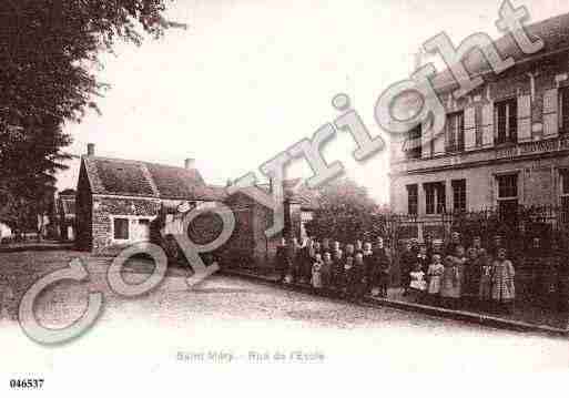 Ville de SAINTMERY, carte postale ancienne