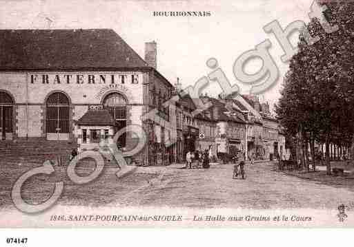 Ville de SAINTPOURCAINSURSIOULE, carte postale ancienne