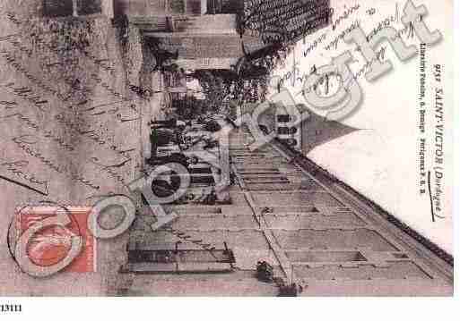 Ville de SAINTVICTOR, carte postale ancienne