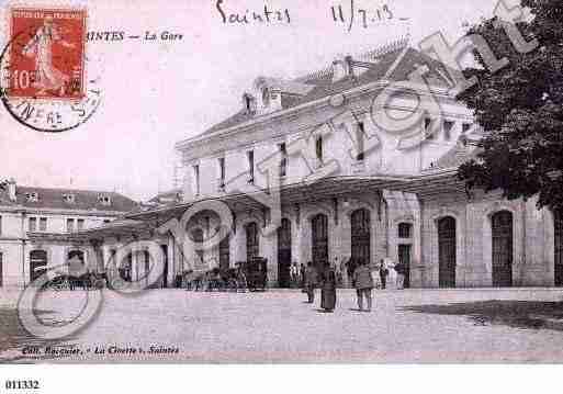 Ville de SAINTES, carte postale ancienne