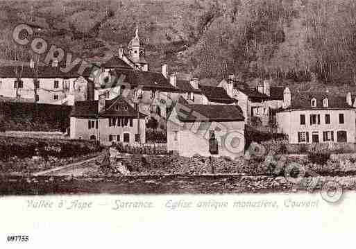 Ville de SARRANCE, carte postale ancienne