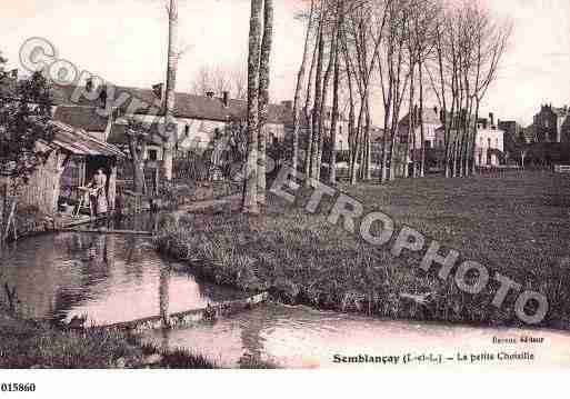 Ville de SEMBLANCAY, carte postale ancienne