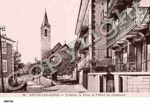 Ville de SEYNE, carte postale ancienne