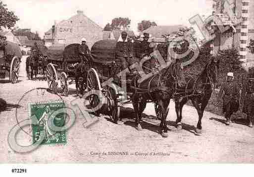 Ville de SISSONNE, carte postale ancienne
