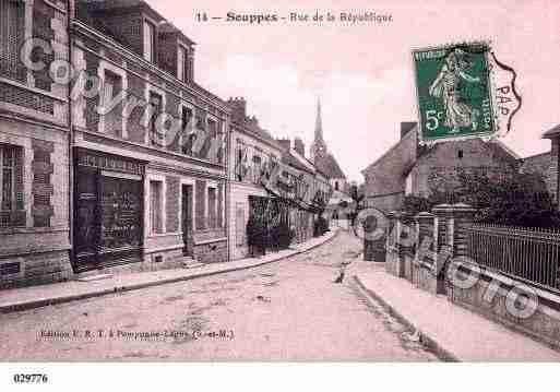 Ville de SOUPPESSURLOING, carte postale ancienne