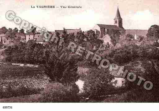 Ville de TAGNIERE(LA), carte postale ancienne