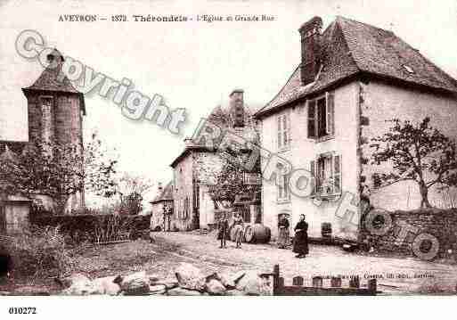 Ville de THERONDELS, carte postale ancienne