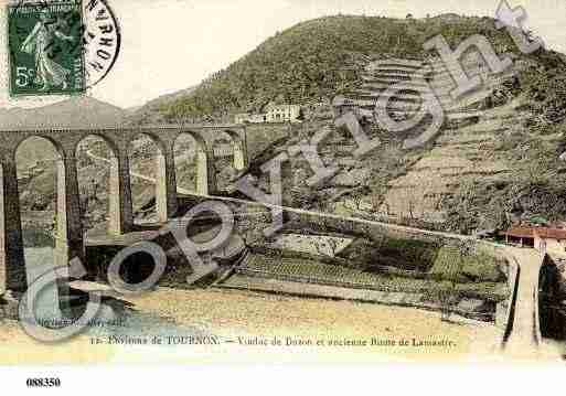 Ville de TOURNONSURRHONE, carte postale ancienne