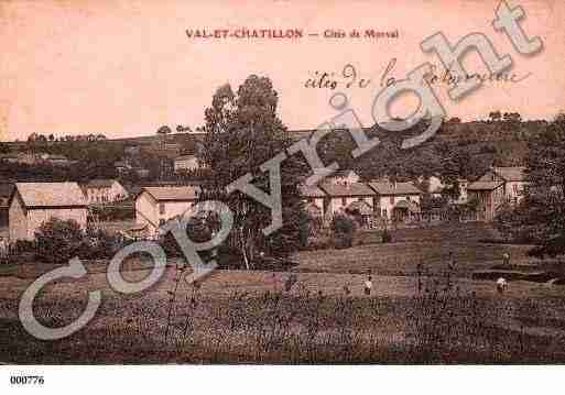 Ville de VALETCHATILLON, carte postale ancienne