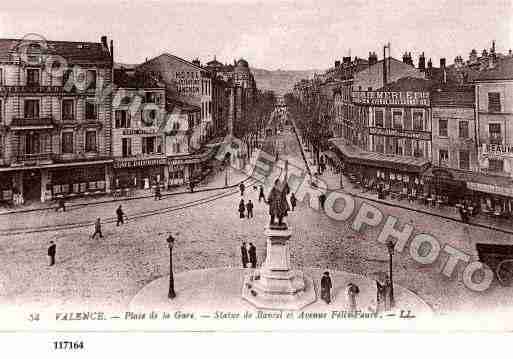 Ville de VALENCE, carte postale ancienne